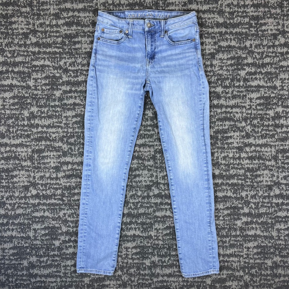 American Eagle Mens Ne(x)t Level Flex Slim Jeans Light Wash Blue 29x32